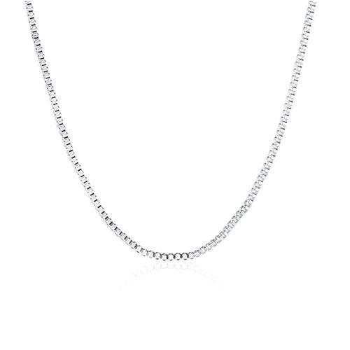 925er Silber Venezianer Halskette 2 mm